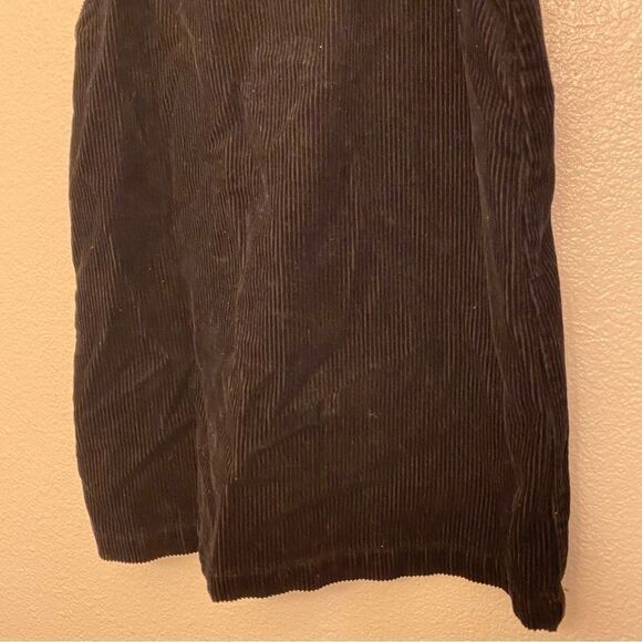 Forever 21 girls black Corduroy Overall dress Jumper romper 13-14 (runs small) - Picture 5 of 7